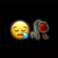 mood off emoji dp